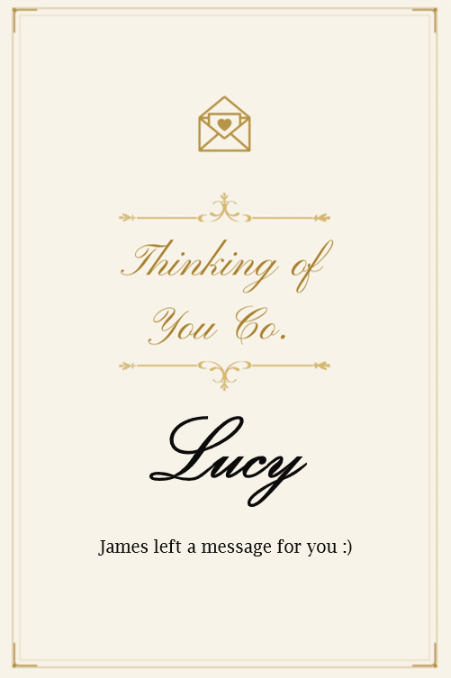 Personalized Message Card